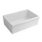 Whitehaus 30" Rvrsbl Matte Kitchen Sink W/ Elegant Beveled Front Apron On One Si WHQ5530-M-WHITE - alternate 3